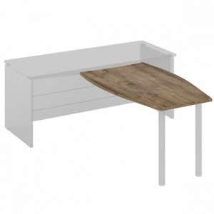 Брифинг-приставка Vasanta V-891 (с опорами 50019) 1400х870х750 мм