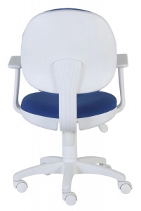 Кресло Бюрократ CH-W356AXSN/15-10 темно-синий 15-10 пластик белый