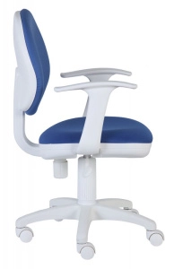 Кресло Бюрократ CH-W356AXSN/15-10 темно-синий 15-10 пластик белый