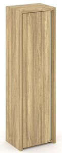 Corner Гардероб узкий COR.GB-1 (L) Гикори Песочный Ваниль 600х450х2000