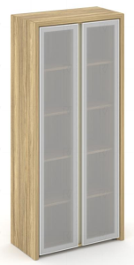 Corner Шкаф высокий широкий COR.ST-1.10R Гикори Песочный Ваниль Сатин 900х450х2000