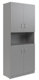Skyland СИМПЛ Шкаф с 2-мя комплектами глухих малых дверей SR-5W.4 770х375х1815