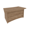 Рива Фёст Стол руководителя криволинейный KSR-1 1600х920х765 (Дуб Табак)