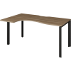 Стол эргономичный на П-м/каркасе левый Аргентум НТМП.П-060 ЛВ 1600х1100х750