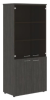 Skyland XTEN Шкаф со стеклом XHC 85.2, 856х432х1955 (дуб Юкон модерн)