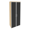 Рива Оникс Шкаф широкий O.ST-1.10R black 800х420х1977 (Тиквуд Светлый )
