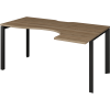 Стол эргономичный на П-м/каркасе правый Аргентум НТМП.П-060 ПР 1600х1100х750