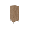 Рива Фёст Шкаф низкий узкий левый KSU-3.1(L) 401х432х958 (Дуб Табак)