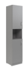 Skyland СИМПЛ Шкаф колонка с 2-мя глухими малыми дверьми SR-5U.4(L/R) 386х375х1815