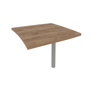 Брифинг-приставка для криволинейного стола (опора КО-1 в комплекте) FIRST KB-2 904х904х765