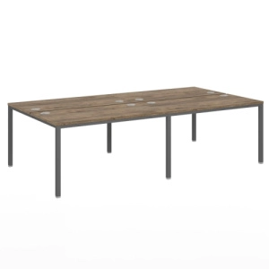 Бенч-система на 4 рабочих места Vasanta VL-51 2800х1432х750 мм