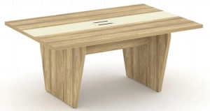 Corner Стол переговорный COR.PRG-18 Гикори Песочный Ваниль 1800х1200х750