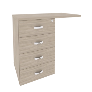 Тумба приставная ONIX O.TPU-4 842х460х750 