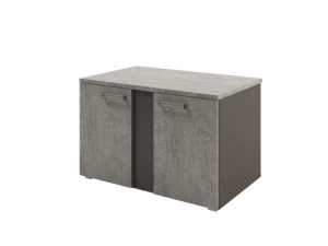 Тумба для оргтехники широкая Solution D-280 960х590х610