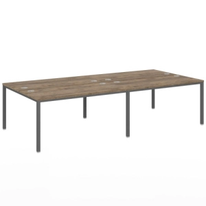 Бенч-система на 4 рабочих места Vasanta VL-52 3200х1432х750 мм