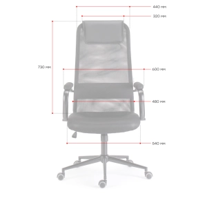 Кресло руководителя СН-9М Ch ткань/сетка