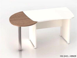 Приставка (набор №8) К47 (600х960х740) с опорами хром 55мм