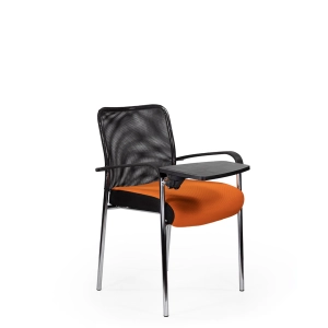 Стул офисный Афродита люкс хром со столиком 