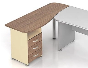 Тумба приставная (набор №1) К27 (1600х600х740) 