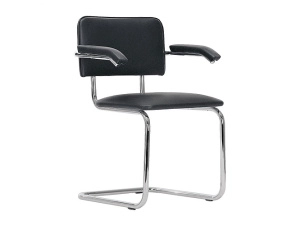 Стул офисный Сильвия с подлокотниками 