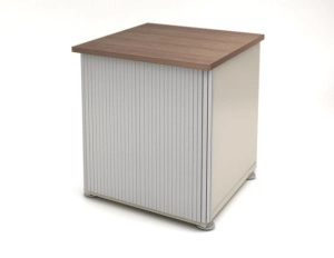 Тумба приставная (двери "жалюзи") К35 (670х670х740)
