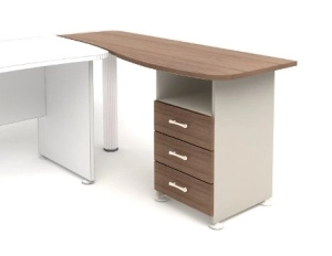 Тумба приставная (набор №1) К26 (1600х600х740) 