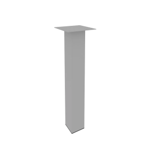 Опора металлическая квадратная (серый) LT-710 100х100х714
