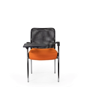 Стул офисный Афродита люкс хром со столиком 